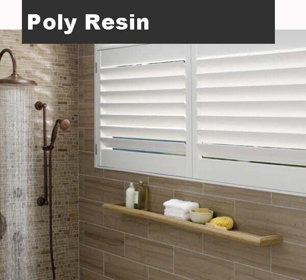 Poly Resin or PVC Shutters